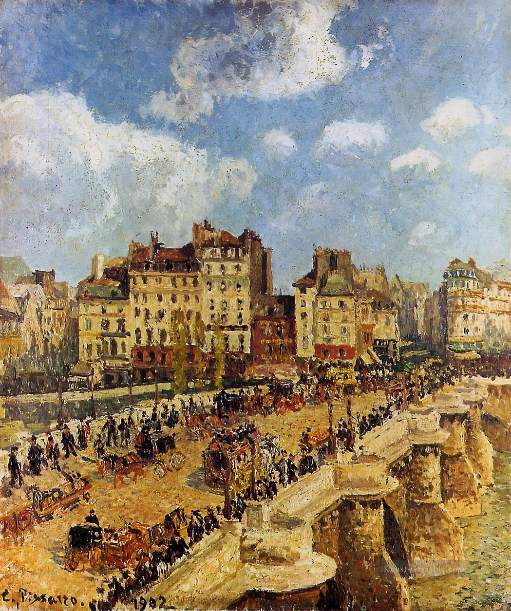 die Pont Neuf 1902 Camille Pissarro Pariser Ölgemälde